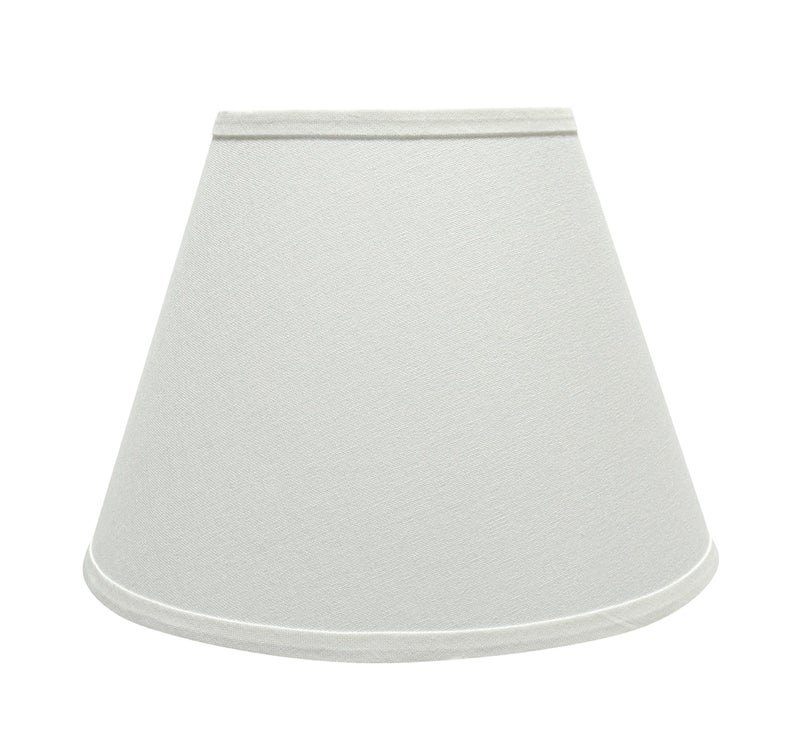 Aspen Creative 32682 Transitional Empire Shape Spider Construction Lamp Shade, White, 7" Top x 13" Bottom x 9-1/2" Slant Height - Image 3